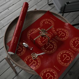Gift Wrapping Paper Aries Zodiac Holiday Christmas Birthday