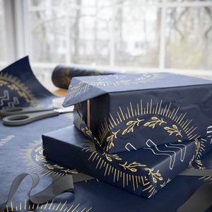 Gift Wrapping Paper Aquarius Zodiac Holiday Christmas Birthday