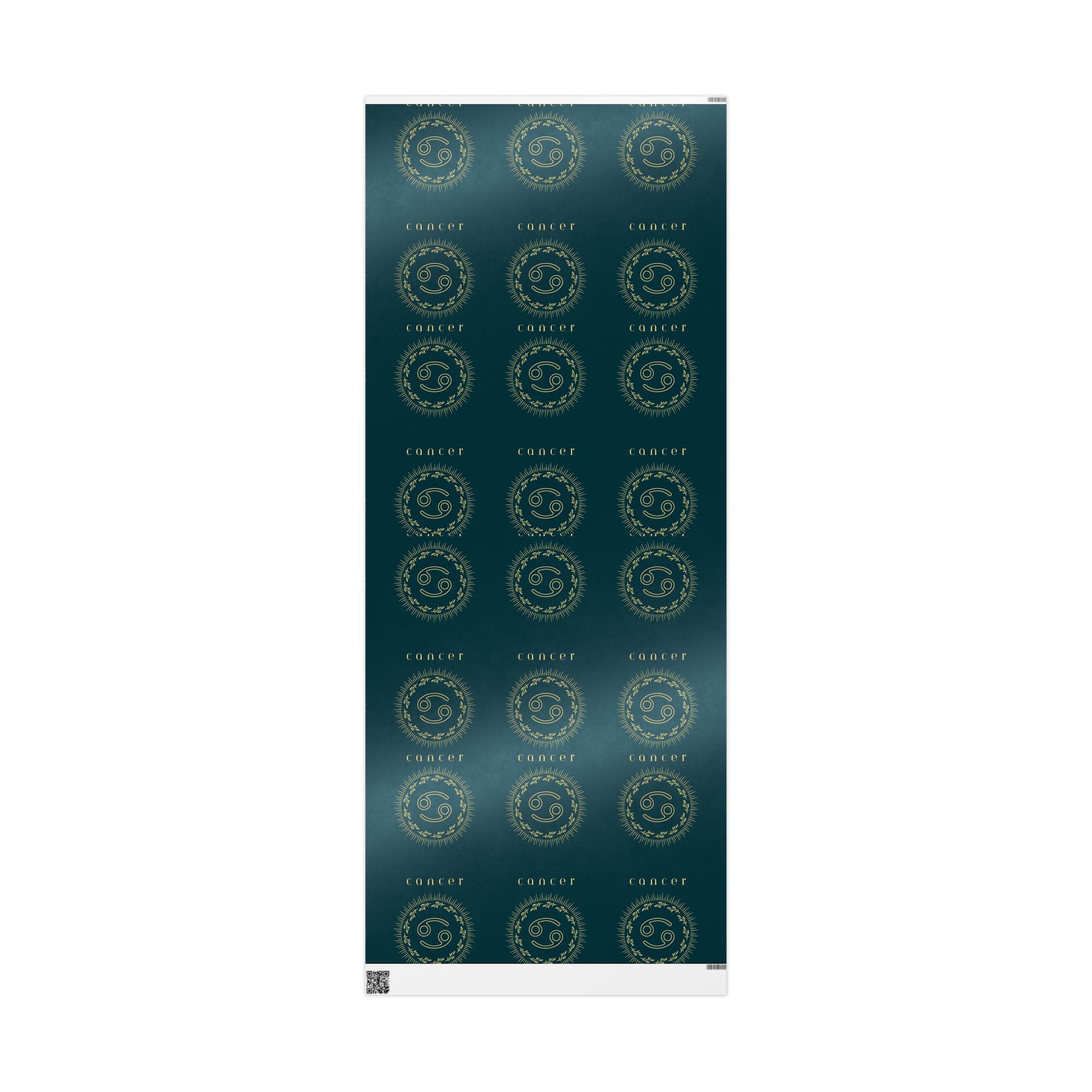 Gift Wrapping Paper Cancer Zodiac Holiday Christmas Birthday