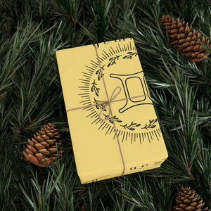 Gift Wrapping Papers - Gemini Zodiac Themed for Holidays and Birthdays