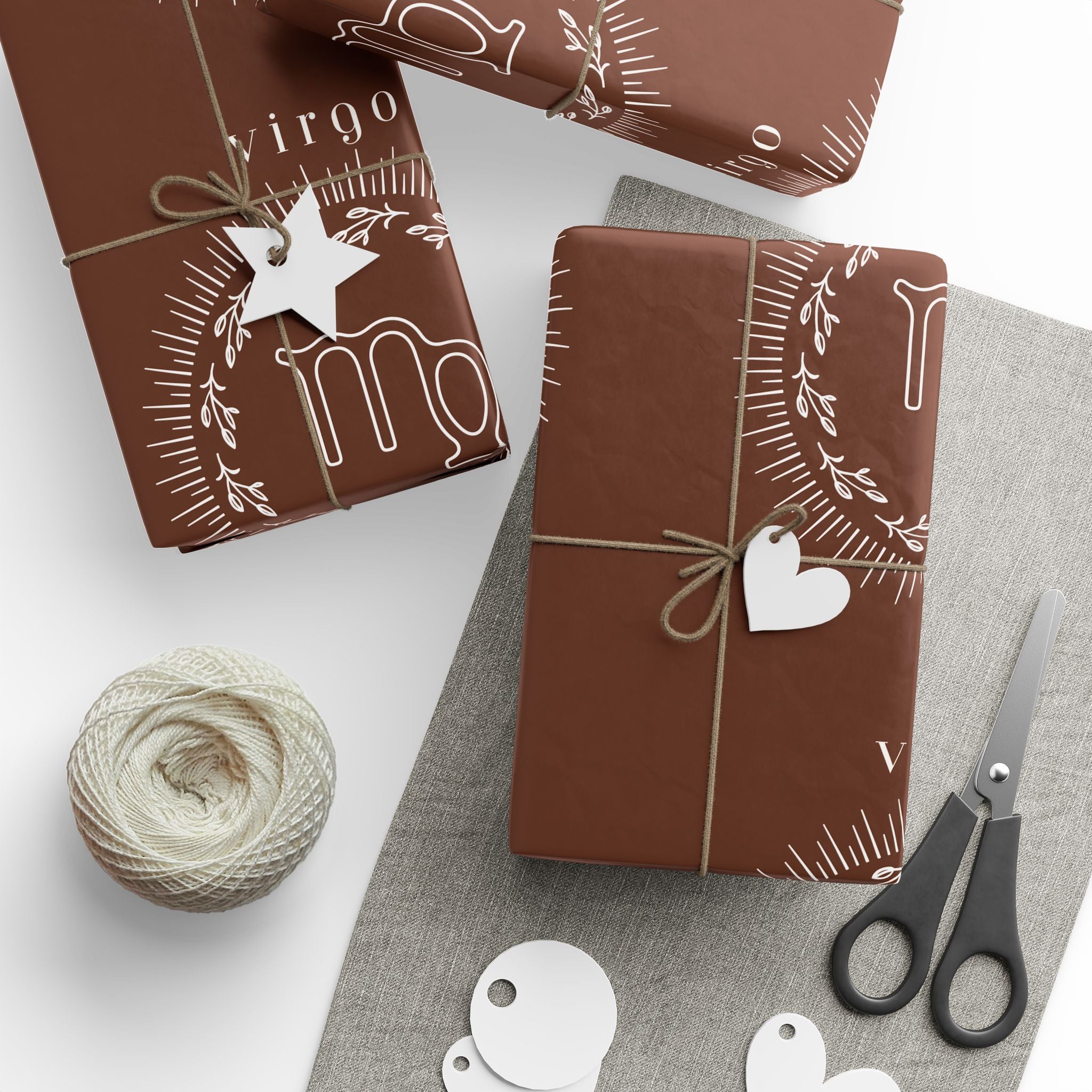Gift Wrapping Papers - Virgo Zodiac Themed for Holidays and Birthdays