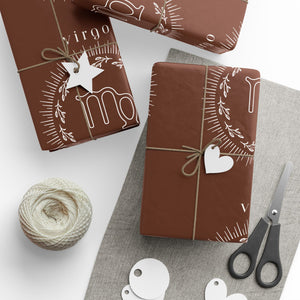Gift Wrapping Papers - Virgo Zodiac Themed for Holidays and Birthdays