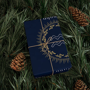 Gift Wrapping Paper Aquarius Zodiac Holiday Christmas Birthday
