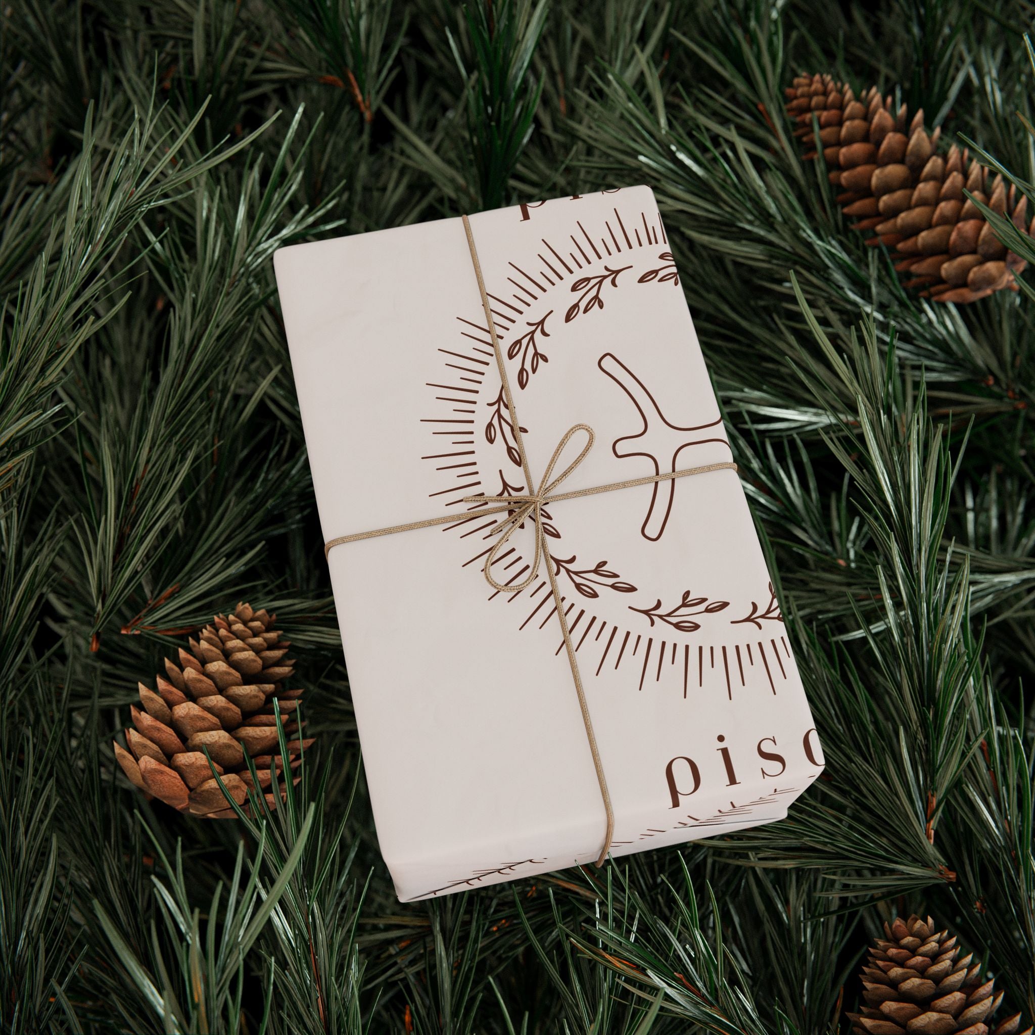 Gift Wrapping Paper - Pisces Zodiac for Birthdays and Christmas