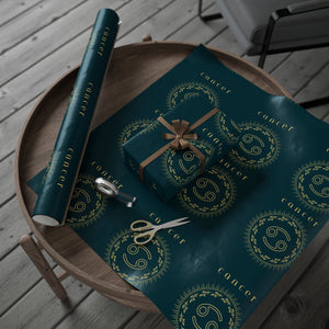 Gift Wrapping Paper Cancer Zodiac Holiday Christmas Birthday